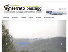 Tablet Screenshot of monferratopaesaggi.org